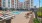 a swimming pool in a courtyard